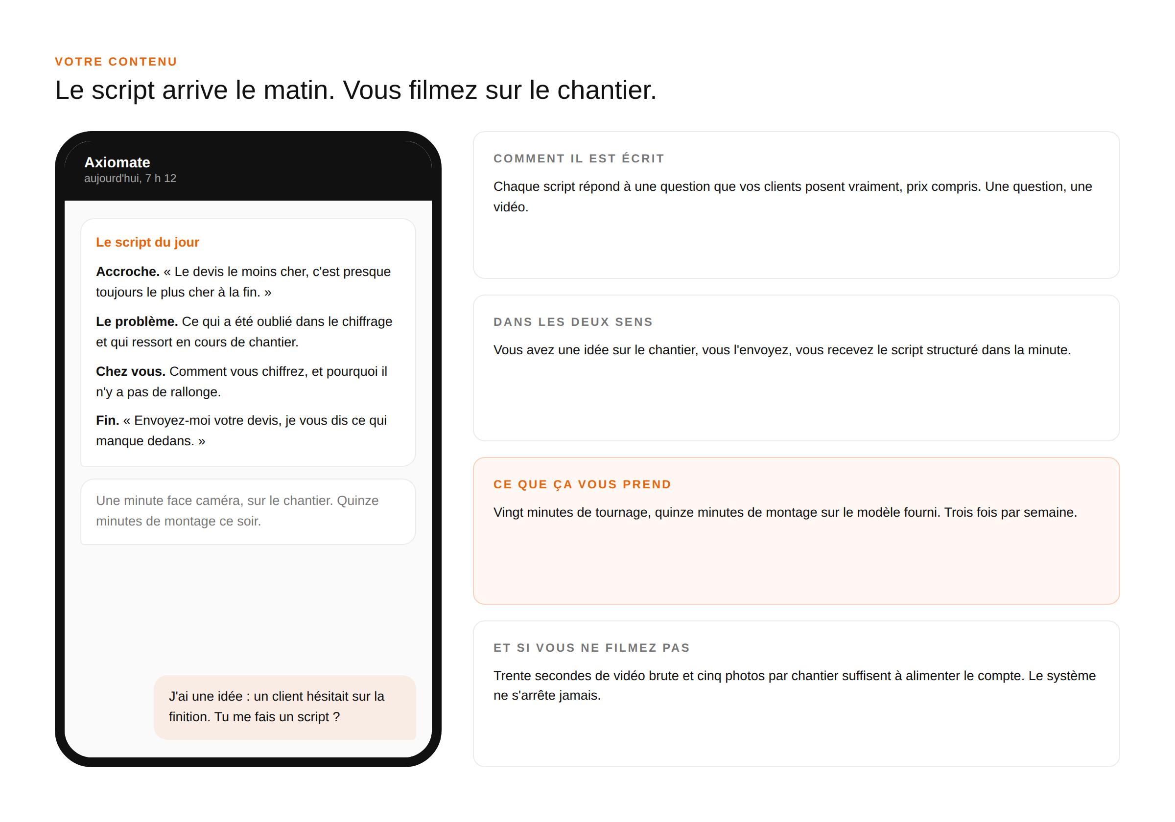 Le contenu, c'est vous